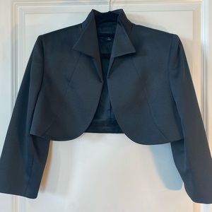 Tahari Black Crop Bolero Blazer/Jacket, size 4